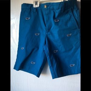 Boys' Whale Embroidered Stretch Breaker Shorts